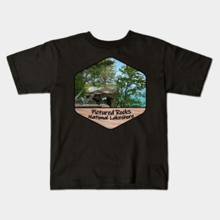 Michigan - Pictured Rocks National Lakeshore Kids T-Shirt